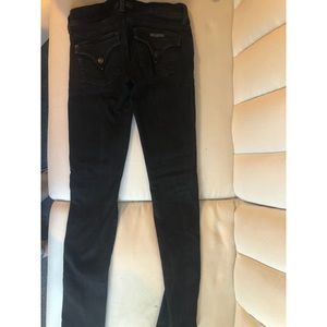 Black hudson skinny jeans